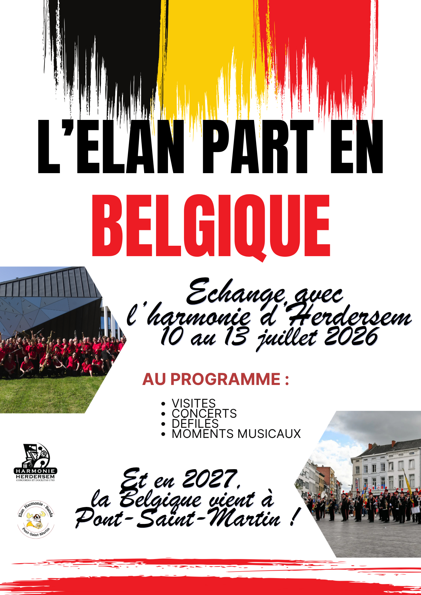 Direction la Belgique !